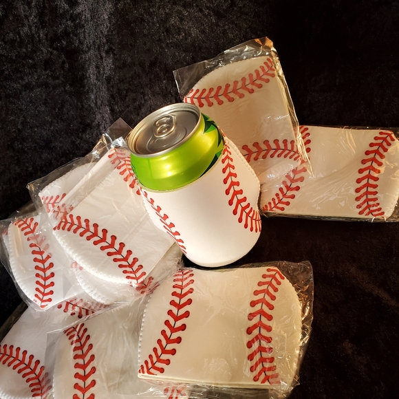 Baseball Huggie Drink Holder Coozie Cooler - Picture 2 of 3